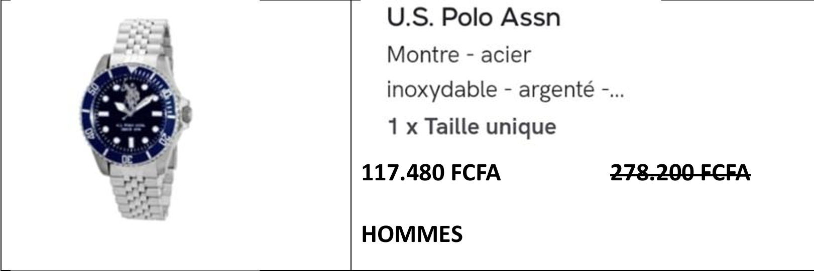 MONTRE U.S .POLO Assn