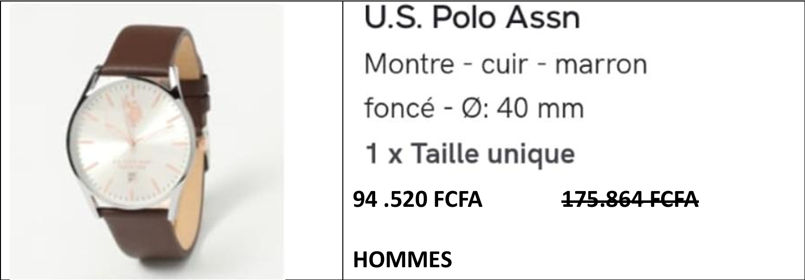 MONTRE U.S .POLO Assn
