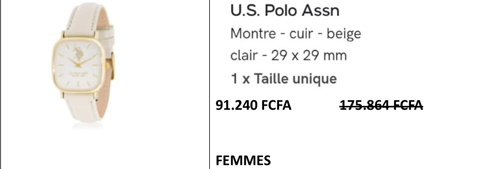 MONTRE U.S .POLO Assn